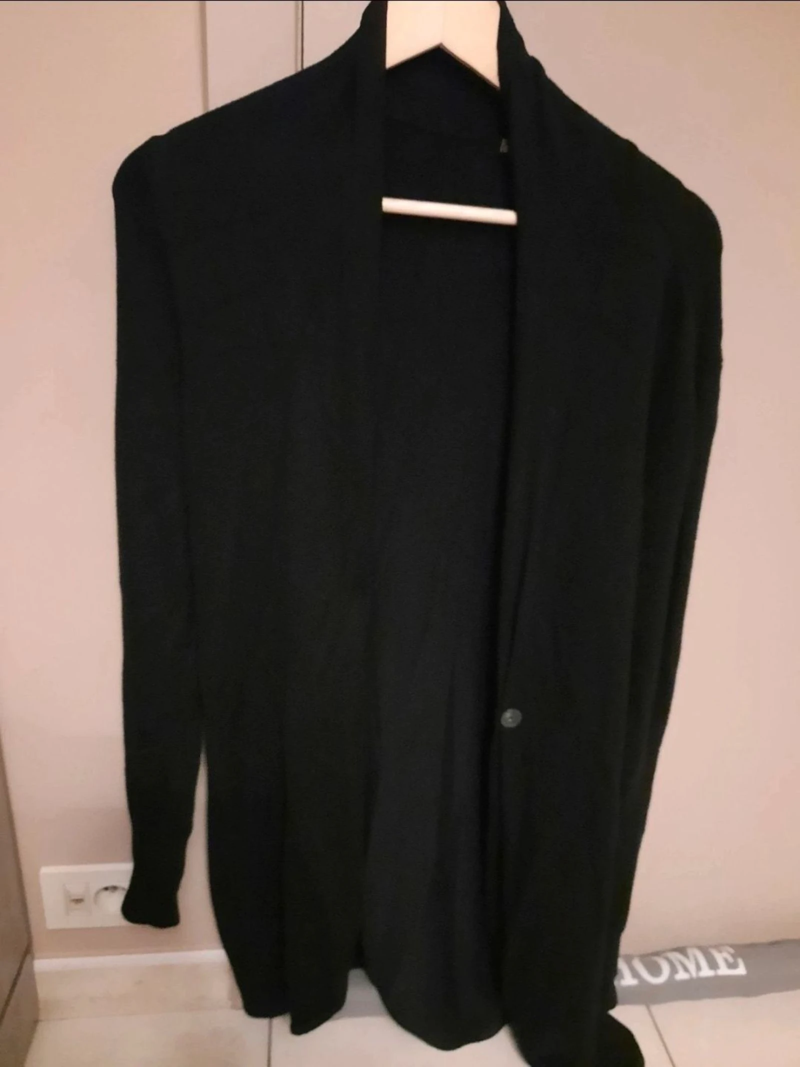 Lange zwarte gilet s.Oliver maat 40